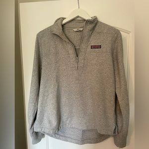 Gray Vineyard Vines Quarter zip sweatshirt - EUC